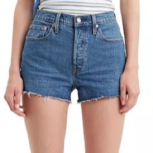 “Like New” Vintage Levi’s Orange (tab) Hi-Rise Denim Cut-Offs